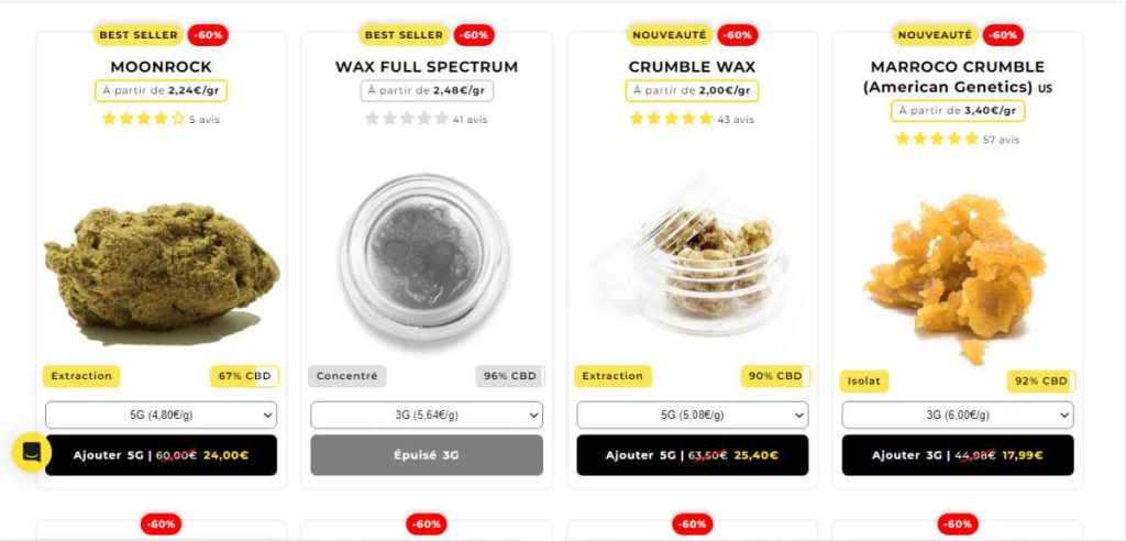 Concentrés CBD de Stormrock